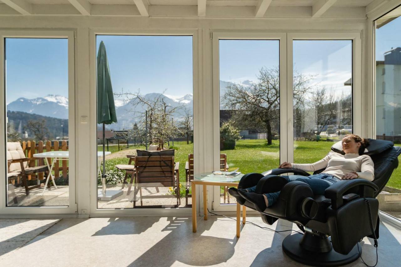 Ferienwohnung Metzler - Blick Auf Die Berge Göfis Dış mekan fotoğraf